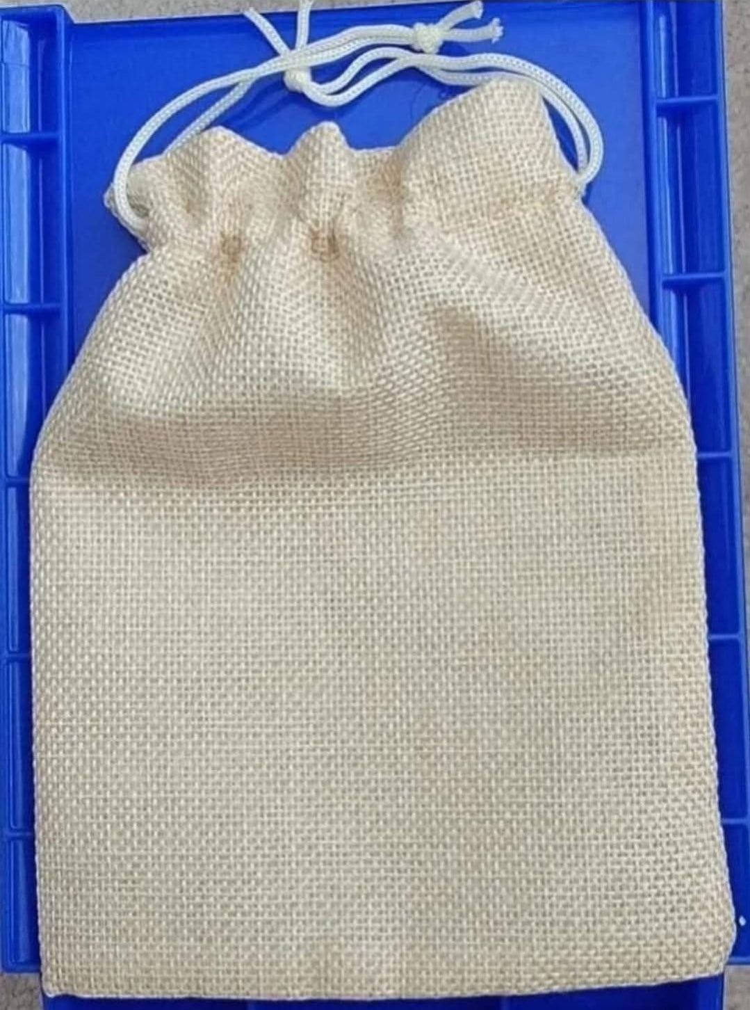 Linen drawstring sublimation bag