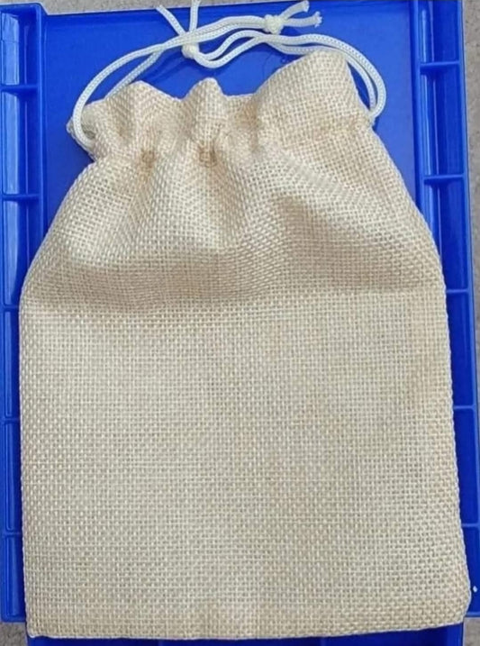 Linen drawstring sublimation bag