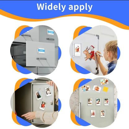Acrylic rectangle photo magnet with double sided sublimation aluminum card insert