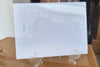 Ceramic Sublimation Tile 8x6 on Display Stand - Custom Photo Frame Blank Table Decor Canada
