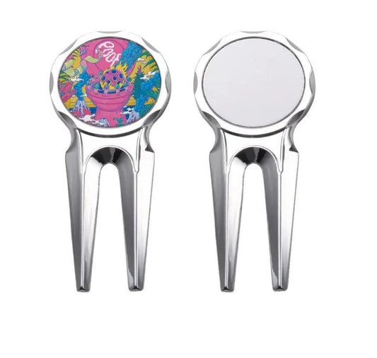 Golf Divot Cleaner/Ball Marker Holder for Sublimation