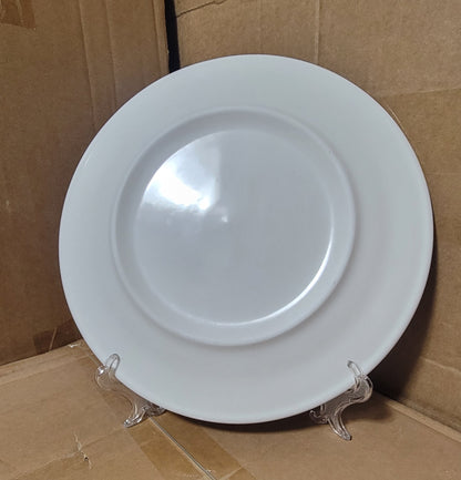 Sublimation 10 in ceramic  golf rim plate with stand