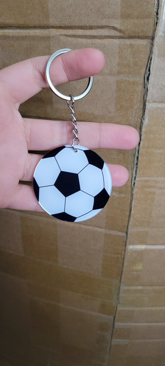 Acrylic printed soccer ball for vinyl or uv dtif