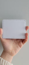 Sublimation PU Leather ID Credit Card Holder Blank in Beige White - Compact Wallet Card Case with Stitched Edge for Custom Heat Press Printing - Personalized Business Accessory Gift Canada