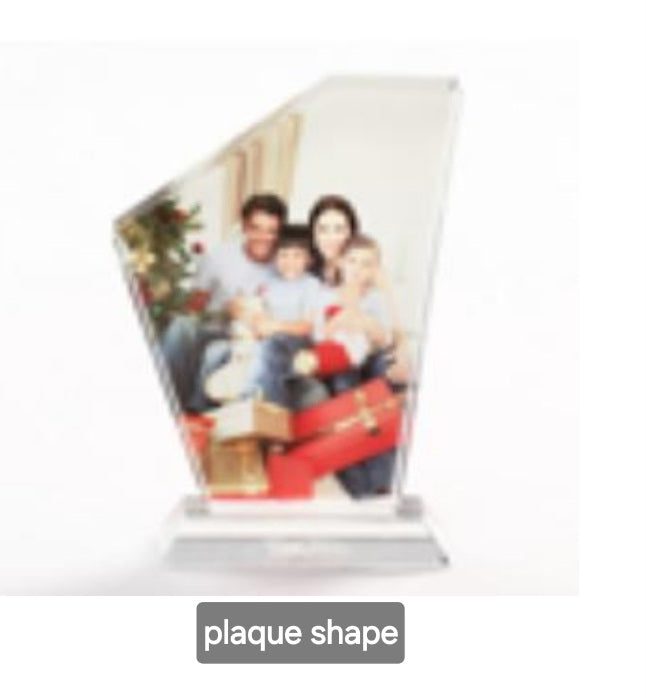 Sublimation crystals frame, award plaques