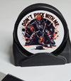 Sublimation 2.5 inch aluminum disc without hole for Hockey Puck detail view - Sublimation Blank Canada | WestCoastCraft