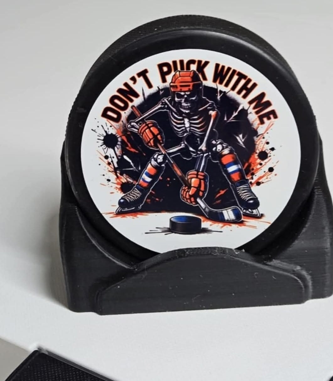 Sublimation 2.5 inch aluminum disc without hole for Hockey Puck
