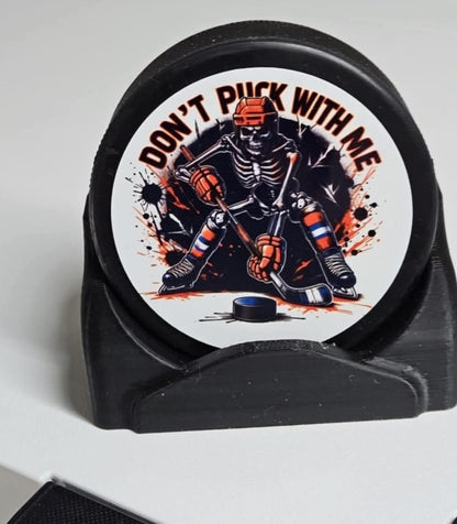 Sublimation 2.5 inch aluminum disc without hole for Hockey Puck