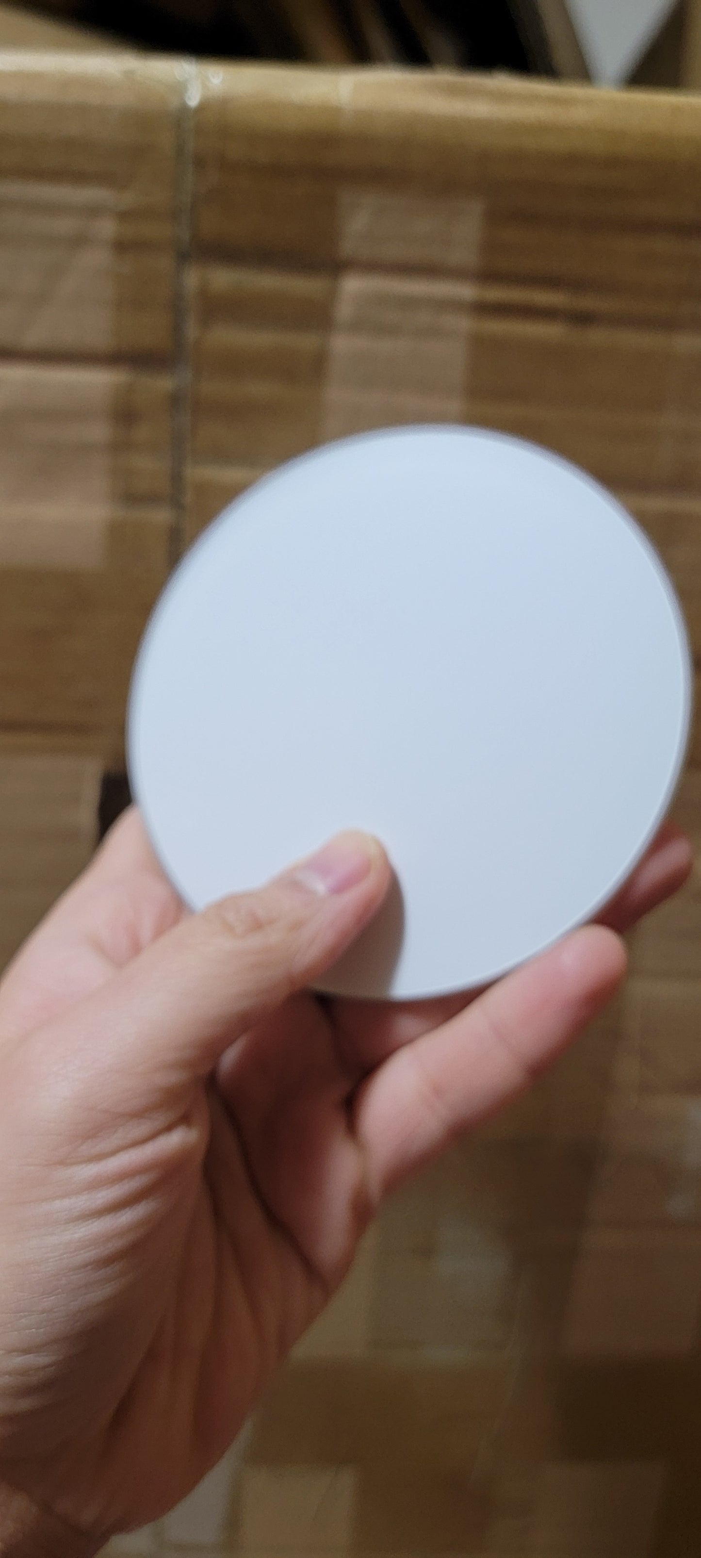 4 inch glass coaster set of 4