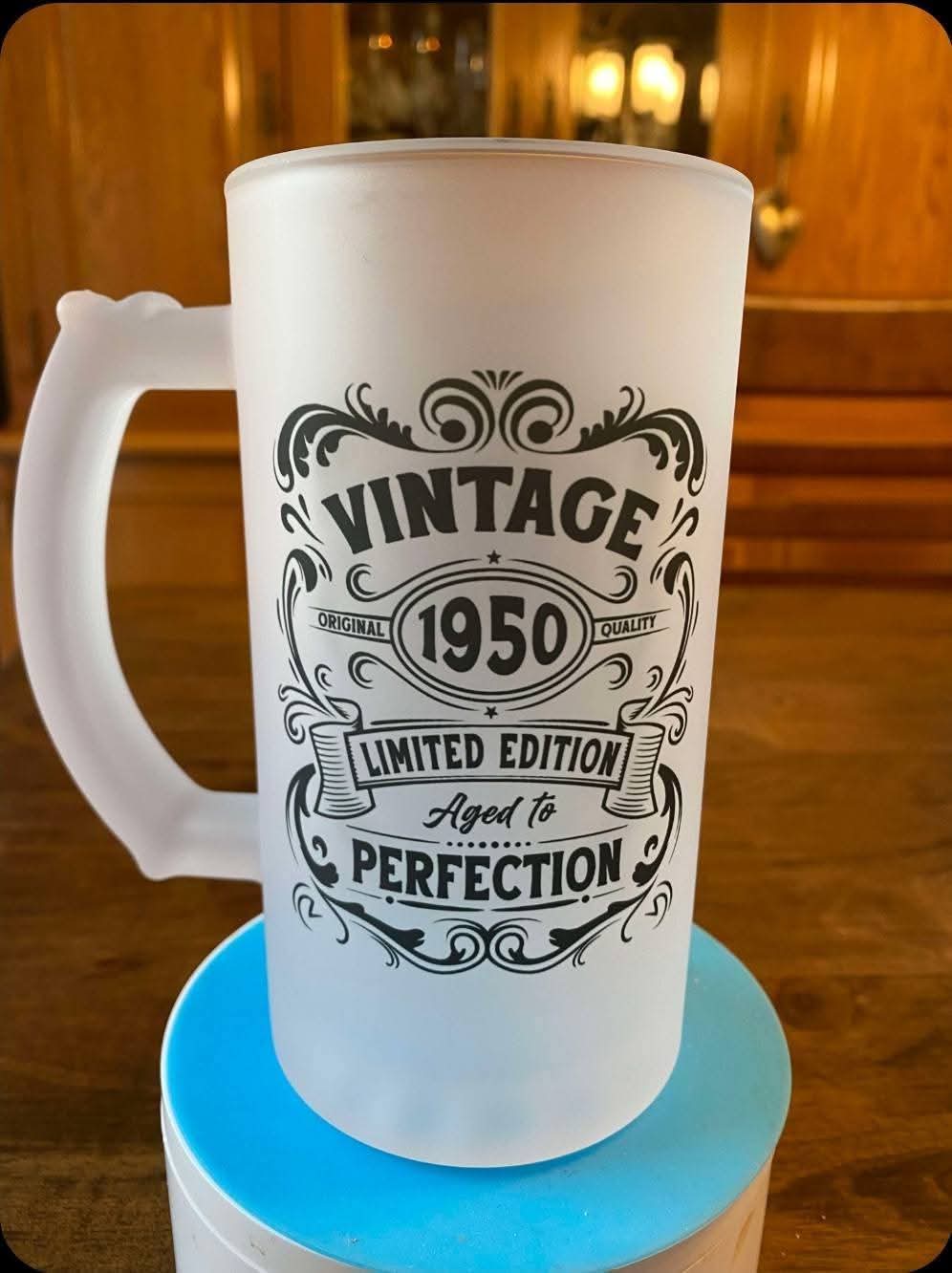 16 oz Frosted Beer Stein Mug