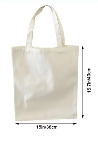 Sublimation Canvas tote bag