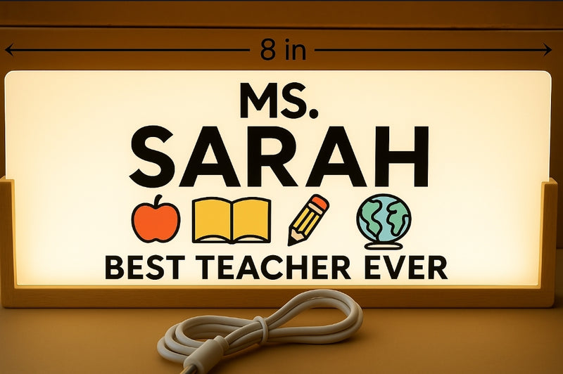 8 x 2 inch rectangular LED Frame for Sublimation (Pre-order now! Arriving on march 27th)