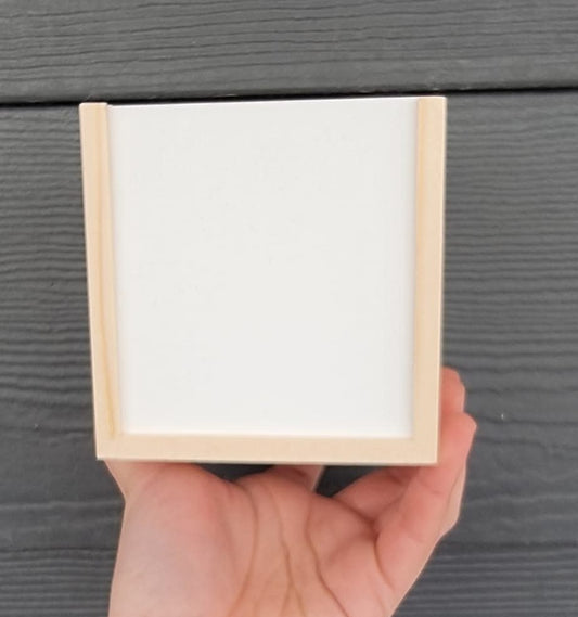 Pen holder with detachable front for sublimation
