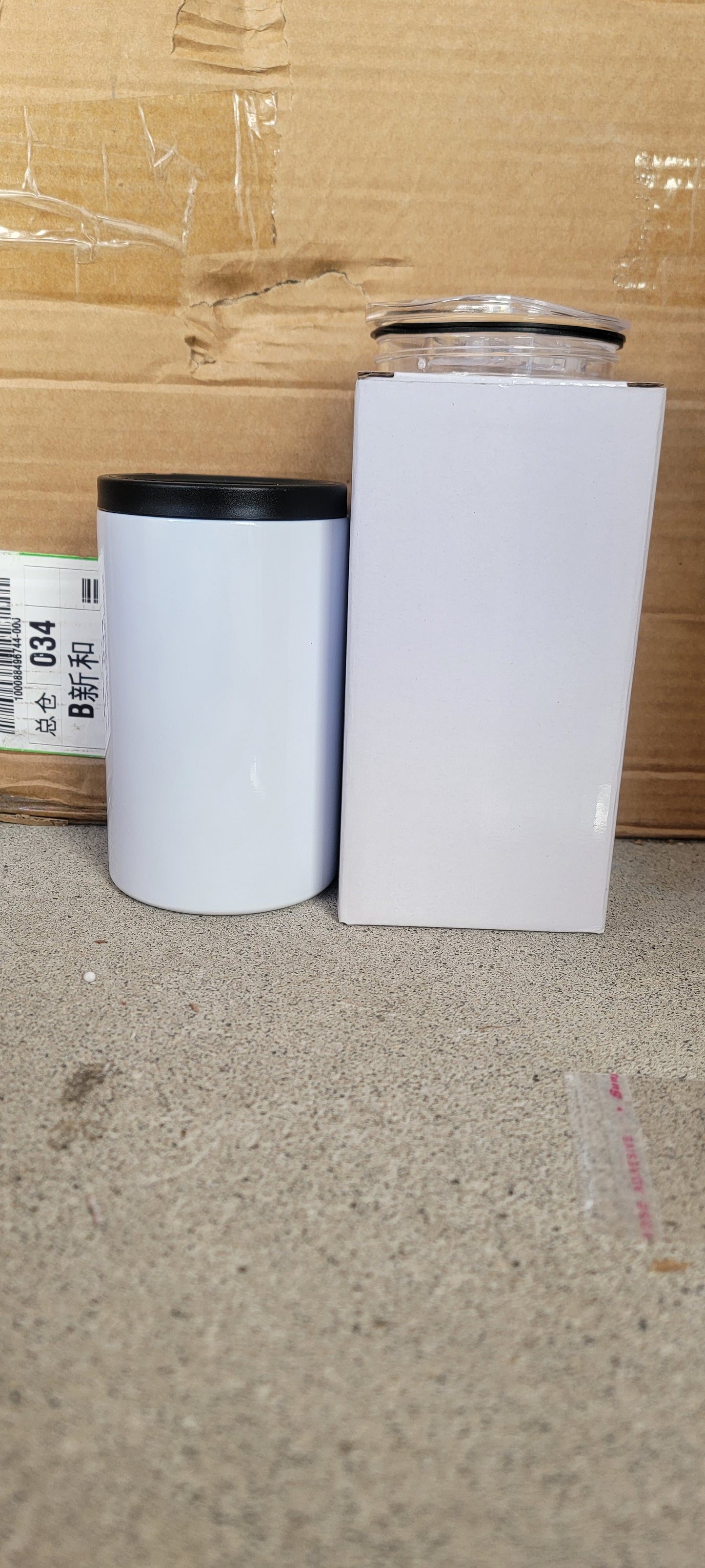 12oz Sublimation Hard Sided Can Cooler