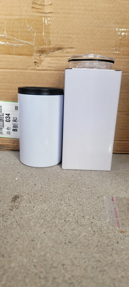 12oz Sublimation Hard Sided Can Cooler