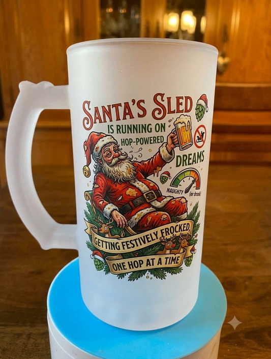 16 oz Frosted Beer Stein Mug