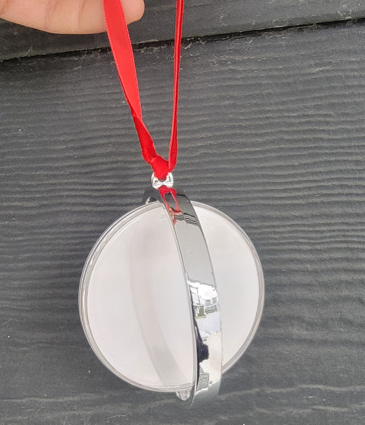 Sublimation Swivel Round Ornament - Double-Sided
