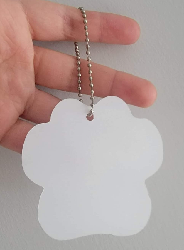 Paw acrylic Ornament for sublimation - Sublimation Ornaments